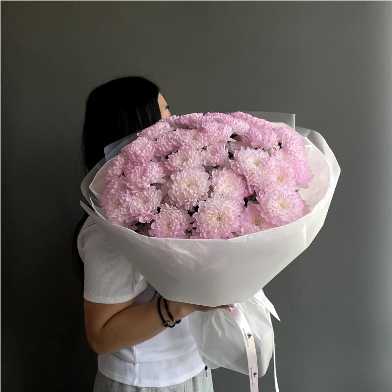 Букет из 9 кустовых хризантем 09287